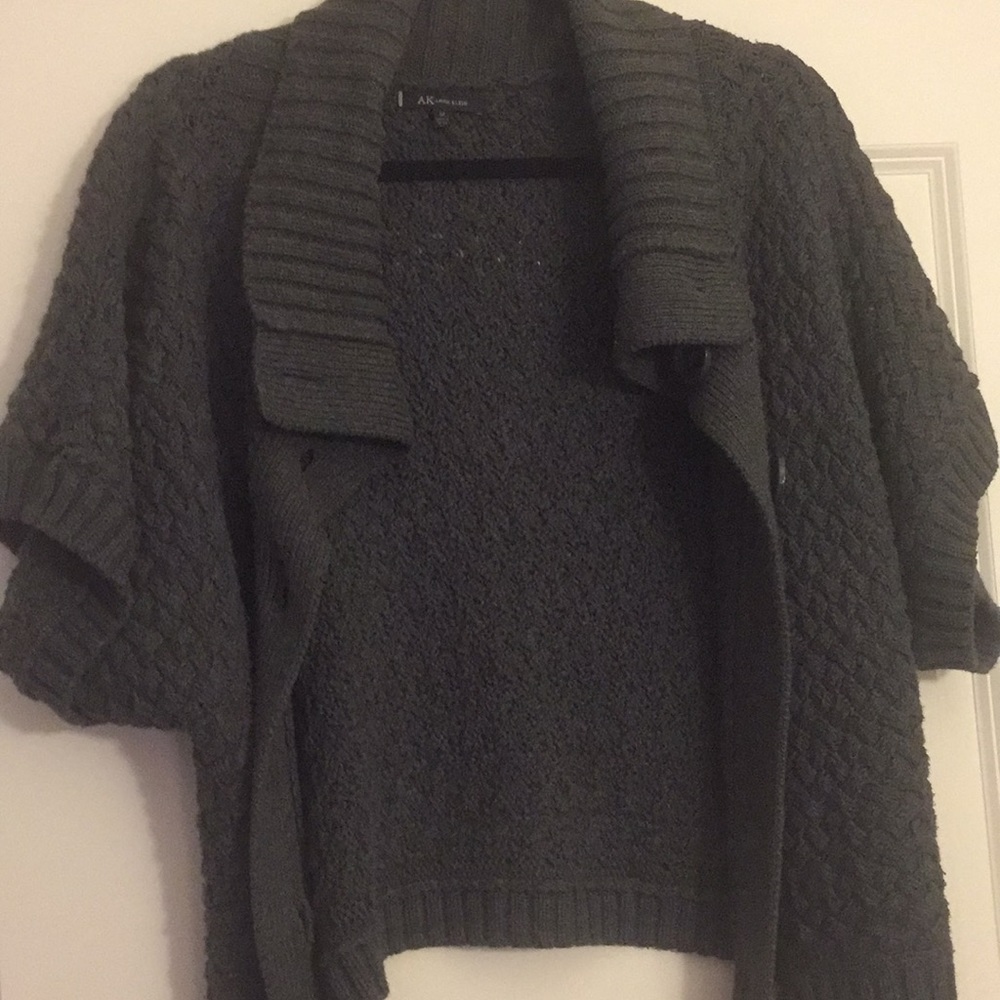 Ann Klein Short Sleeve Cardigan